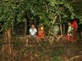 Tan Phu caves local kids